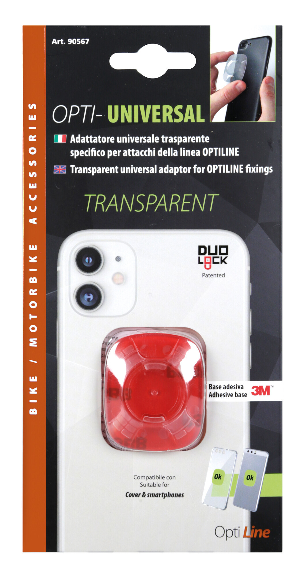 Optiline Universal Adapter Clear